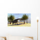 Large Brachiosaurus Grazing Wall Decal Design 3