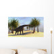 Large Brachiosaurus Grazing Wall Decal Design 3
