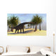 Large Brachiosaurus Grazing Wall Decal Design 3