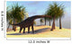 Large Brachiosaurus Grazing Wall Decal Design 3
