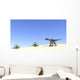 Utahraptor Desert Landscape Wall Decal Design 2