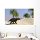 Triceratops Walking Tropical Environment Wall Decal Design 1