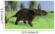 Triceratops Walking Open Field Wall Decal