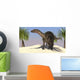 Large Dicraeosaurus Tropical Environment Wall Decal
