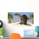 Large Dicraeosaurus Tropical Environment Wall Decal