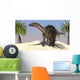 Large Dicraeosaurus Tropical Environment Wall Decal