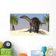 Large Dicraeosaurus Tropical Environment Wall Decal