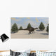 Dicraeosaurus Walking Prehistoric Environment Wall Decal