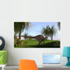 Dicraeosaurus Walking across Field Wall Decal Design 1