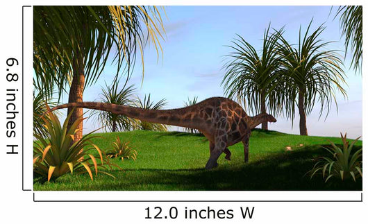 Dicraeosaurus Walking across Field Wall Decal Design 1