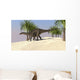 Dicraeosaurus Walking Tropical Environment Wall Decal Design 5