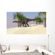 Dicraeosaurus Walking Tropical Environment Wall Decal Design 5