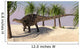 Dicraeosaurus Walking Tropical Environment Wall Decal Design 4