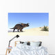 Einiosaurus Walking across Barren Wall Decal Design 2