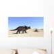 Einiosaurus Walking across Barren Wall Decal Design 1