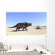 Einiosaurus Walking across Barren Wall Decal Design 1