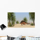 Kentrosaurus Walking Tropical Environment Wall Decal Design 2