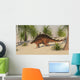 Kentrosaurus Walking Tropical Environment Wall Decal Design 1