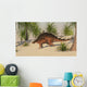 Kentrosaurus Walking Tropical Environment Wall Decal Design 1