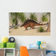 Kentrosaurus Walking Tropical Environment Wall Decal Design 1