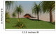 Kentrosaurus Walking across Open Wall Decal Design 3