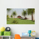 Two Kentrosaurus Dinosaurs Walking Wall Decal Design 3