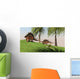 Two Kentrosaurus Dinosaurs Walking Wall Decal Design 2