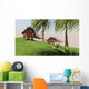 Two Kentrosaurus Dinosaurs Walking Wall Decal Design 2