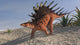 Kentrosaurus Walking across Barren Wall Decal Design 5