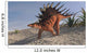Kentrosaurus Walking across Barren Wall Decal Design 5