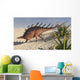 Kentrosaurus Walking across Barren Wall Decal Design 4