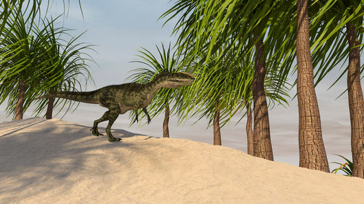 Monolophosaurus Tropical Environment Wall Decal Design 4