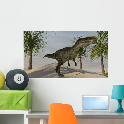 Monolophosaurus Tropical Environment Wall Decal Design 3