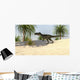 Monolophosaurus Tropical Environment Wall Decal Design 2
