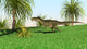 Monolophosaurus Walking across Open Wall Decal Design 1