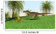 Monolophosaurus Walking across Open Wall Decal Design 1