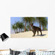 Saber-tooth Tiger Tropical Environment Wall Decal Design 2