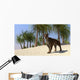 Saber-tooth Tiger Tropical Environment Wall Decal Design 2