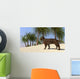 Saber-tooth Tiger Tropical Environment Wall Decal Design 1