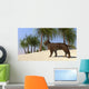 Saber-tooth Tiger Tropical Environment Wall Decal Design 1