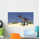 Utahraptor Desert Landscape Wall Decal Design 1