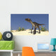 Utahraptor Desert Landscape Wall Decal Design 1