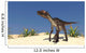 Utahraptor Desert Landscape Wall Decal Design 1