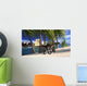 Utahraptor Walking along Shore Wall Decal