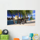 Utahraptor Walking along Shore Wall Decal