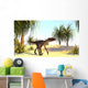 Utahraptor Prehistoric Environment Wall Decal Design 5