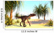 Utahraptor Prehistoric Environment Wall Decal Design 5