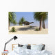 Dicraeosaurus Walking Tropical Environment Wall Decal Design 3