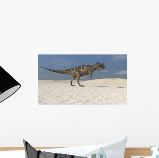 Ceratosaurus Walking across Barren Wall Decal