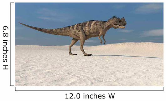 Ceratosaurus Walking across Barren Wall Decal